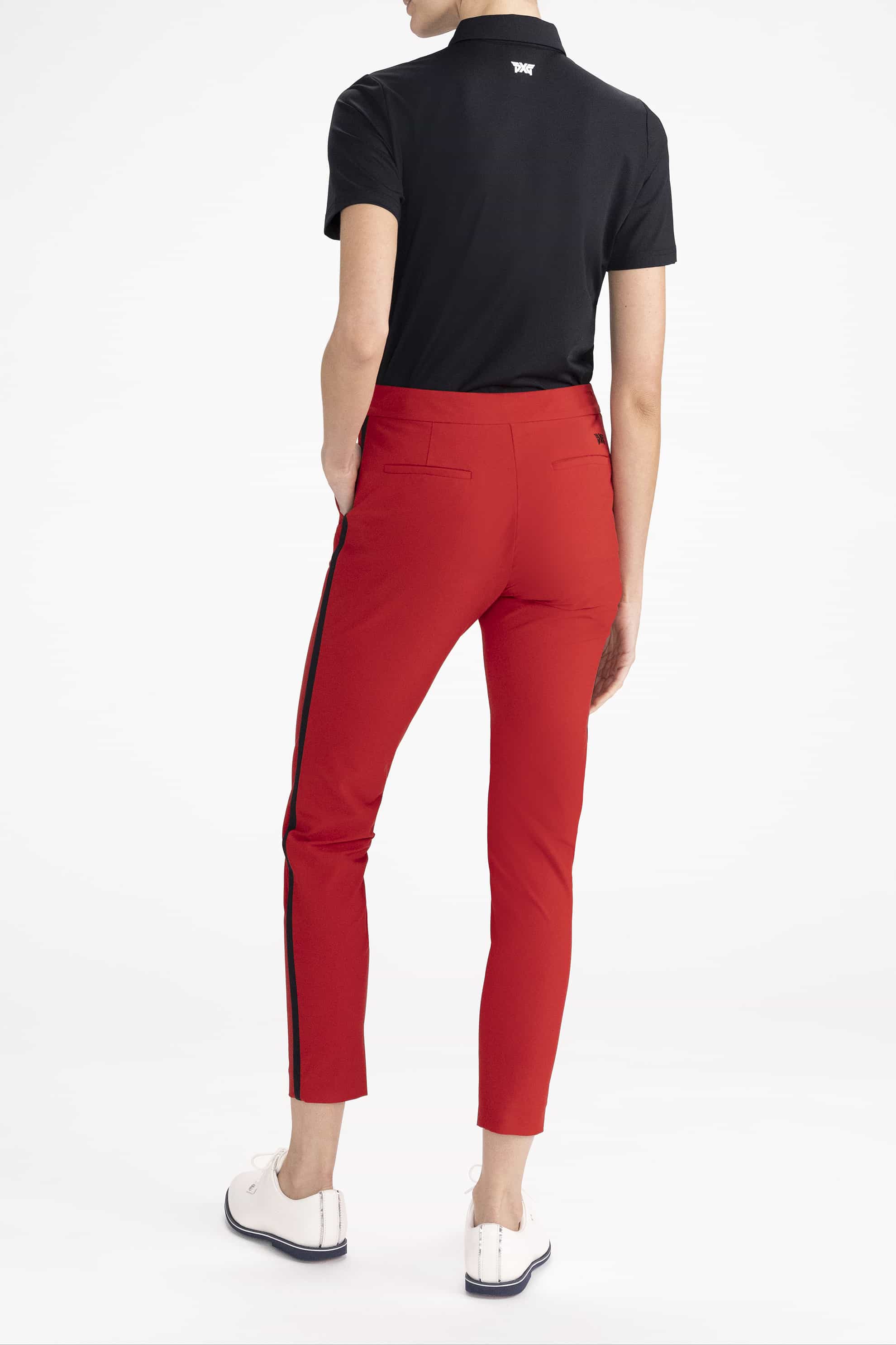 Contrast Piped Pants